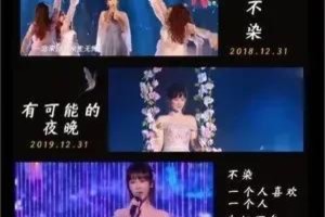 杨紫湖南卫视跨年演唱会舞台合集