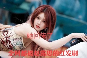 赵露思音乐节6分钟演出引争议，红发造型爆热搜